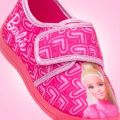 Kids Fuchsia Easy Fasten Slipper*Barbie Discount