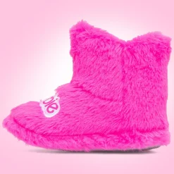 Kids Pink Bootie Slipper*Barbie Online