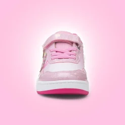 Kids Pink Iridescent Light Up Trainer*Barbie Fashion