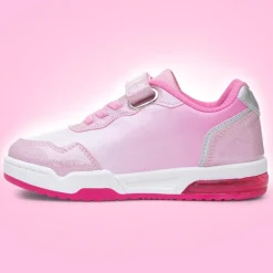Kids Pink Iridescent Light Up Trainer*Barbie Fashion