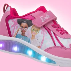 Kids Pink Light Up Trainer*Barbie Hot
