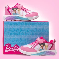Kids Pink Light Up Trainer*Barbie Hot