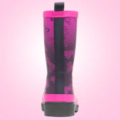 Lyla Kids Black & Pink Welly*Barbie Outlet