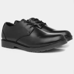 Bertie Mens Black Plain Lace Up Shoe*Beckett Hot