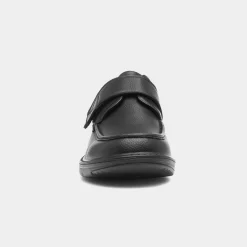 Emile Mens Black Easy Fasten Shoe*Beckett Clearance