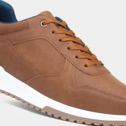Emlyn Mens Tan Lace Up Casual Shoe*Beckett Sale