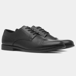 Harper Mens Black Lace Up Shoe*Beckett New
