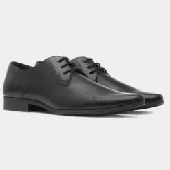 Harrison Mens Black Lace Up Formal Shoe*Beckett Clearance