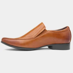 Hooper Mens Tan Slip On Formal Shoe*Beckett Online