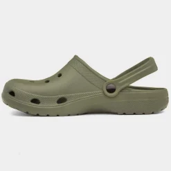 Berman Adults Khaki EVA Slip On Clog Sandal*shoezone Fashion