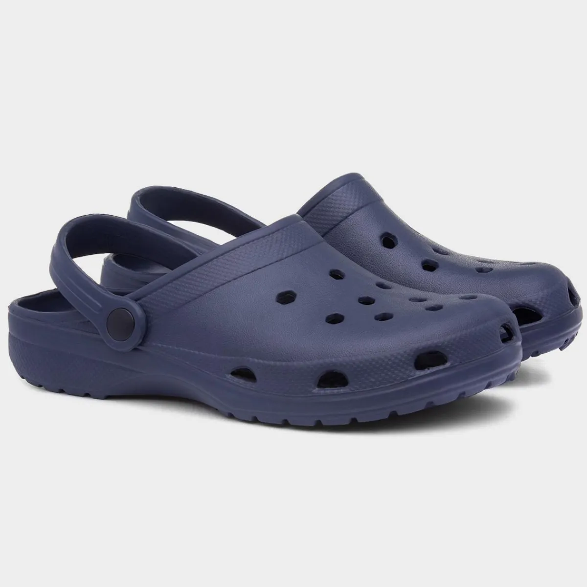 Berman Adults Navy EVA Slip On Clog Sandal*shoezone Fashion