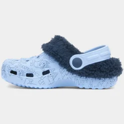 Borg Kids Blue Warm Lined EVA Clog*Bluey Discount