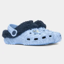 Borg Kids Blue Warm Lined EVA Clog*Bluey Discount