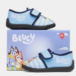Kids Blue Easy Fasten Slipper*Bluey Discount