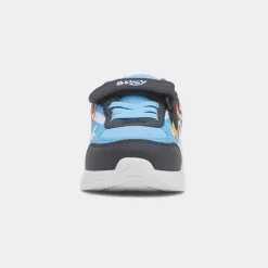 Stripe Kids Blue Easy Fasten Trainer*Bluey Clearance