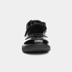Avon Girls Black Easy Fasten Shoe*Buckle My Shoe Clearance
