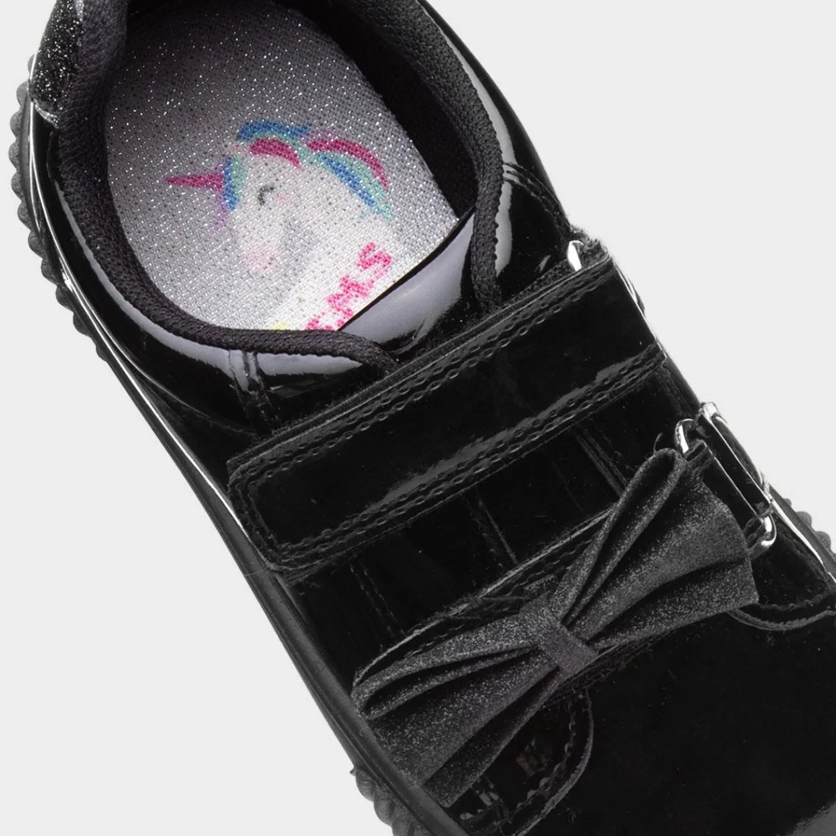 Bette Girls Black Patent Shoe*Buckle My Shoe Outlet