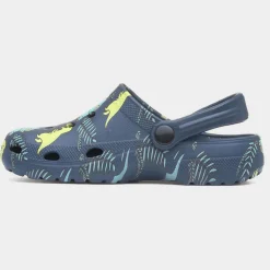 Cannock Boys Navy Dinosaur Print EVA Clog*shoezone New
