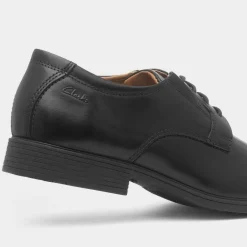 Tilden Plain Mens Black Formal Leather Shoe*Clarks Best