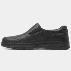 Abe Mens Slip On Leather Shoe*Comfy Steps Outlet