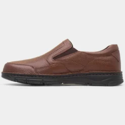 Abe Mens Slip On Leather Shoe*Comfy Steps Clearance
