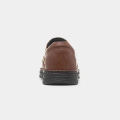 Abe Mens Slip On Leather Shoe*Comfy Steps Clearance