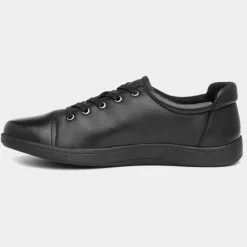 Adley Womens Black Lace Up Shoe*Comfy Steps Hot