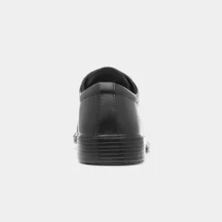 Conrad Mens Black Leather Shoe*Comfy Steps Discount