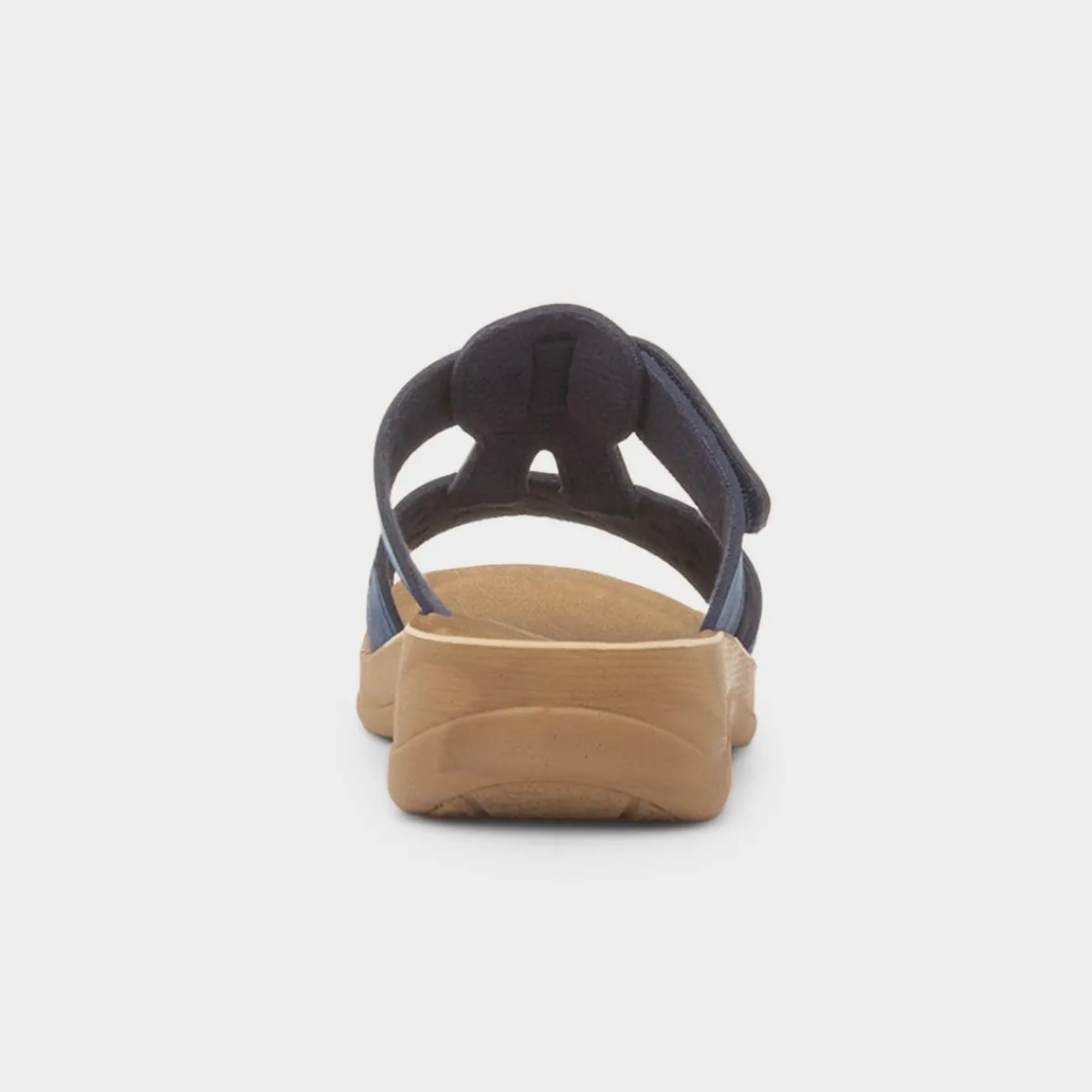 Fethiye Womens Navy Mule Sandal*Comfy Steps Online