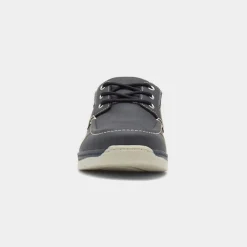 Harlan Mens Navy Boat Shoes*Comfy Steps Clearance