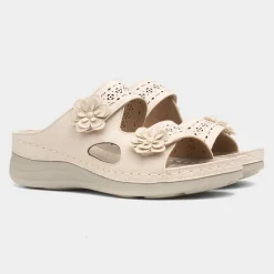 Madeira Womens Mule Sandal*Comfy Steps Best