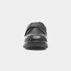 Malcolm Mens Black Leather Shoe*Comfy Steps Fashion