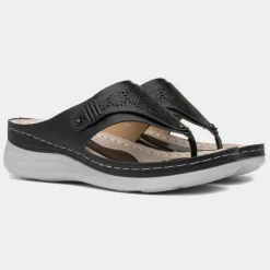 Malta Womens Toe Post Sandal*Comfy Steps Clearance