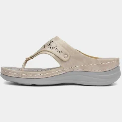 Malta Womens Toe Post Sandal*Comfy Steps New