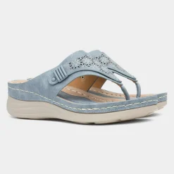 Malta Womens Toe Post Sandal*Comfy Steps Fashion