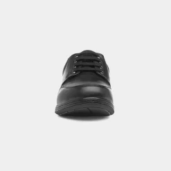 Maurice Mens Black Leather Shoe*Comfy Steps Discount