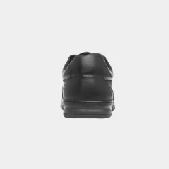 Maurice Mens Black Leather Shoe*Comfy Steps Discount