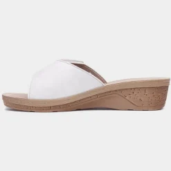 Nice Womens Wedge Mule Sandal*Comfy Steps Outlet