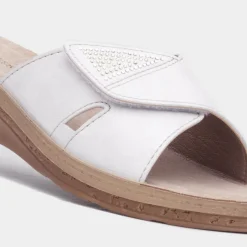 Nice Womens Wedge Mule Sandal*Comfy Steps Outlet