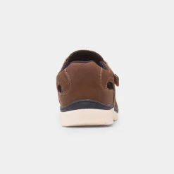 Ramsay Mens Tan Fisherman Shoe*Comfy Steps Hot