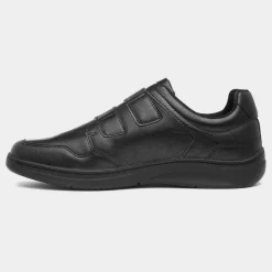 Richard Mens Easy Fasten Shoe*Comfy Steps Clearance