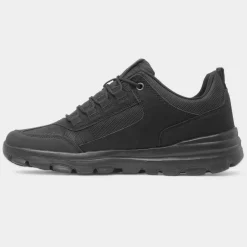 Roger Mens Black Casual Lace Up Shoe*Comfy Steps Discount