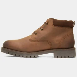 Banbury Mens Brown Leather Ankle Boot*Cotswold Fashion