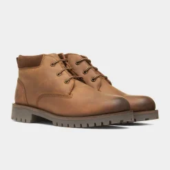 Banbury Mens Brown Leather Ankle Boot*Cotswold Fashion