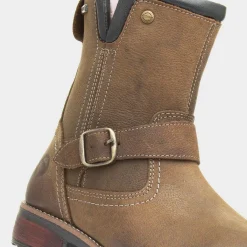 Kinsham Womens Khaki Leather Boot*Cotswold Outlet