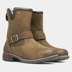 Kinsham Womens Khaki Leather Boot*Cotswold Outlet