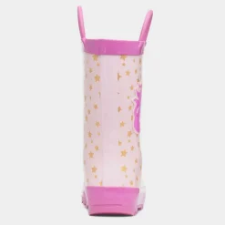 Puddle Girls Pink Unicorn Print Welly*Cotswold Outlet