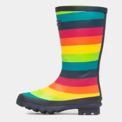 Rainbow Kids Multi Welly*Cotswold Hot