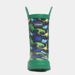 Sprinkle Boys Green Dinosaur Print Welly*Cotswold Fashion