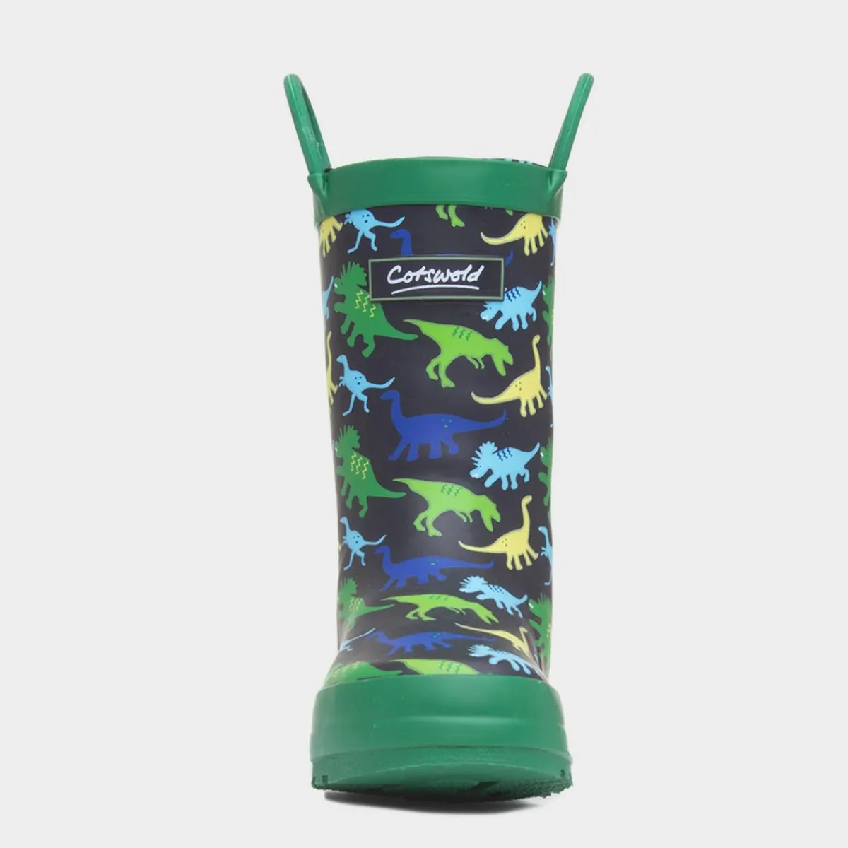 Sprinkle Boys Green Dinosaur Print Welly*Cotswold Fashion